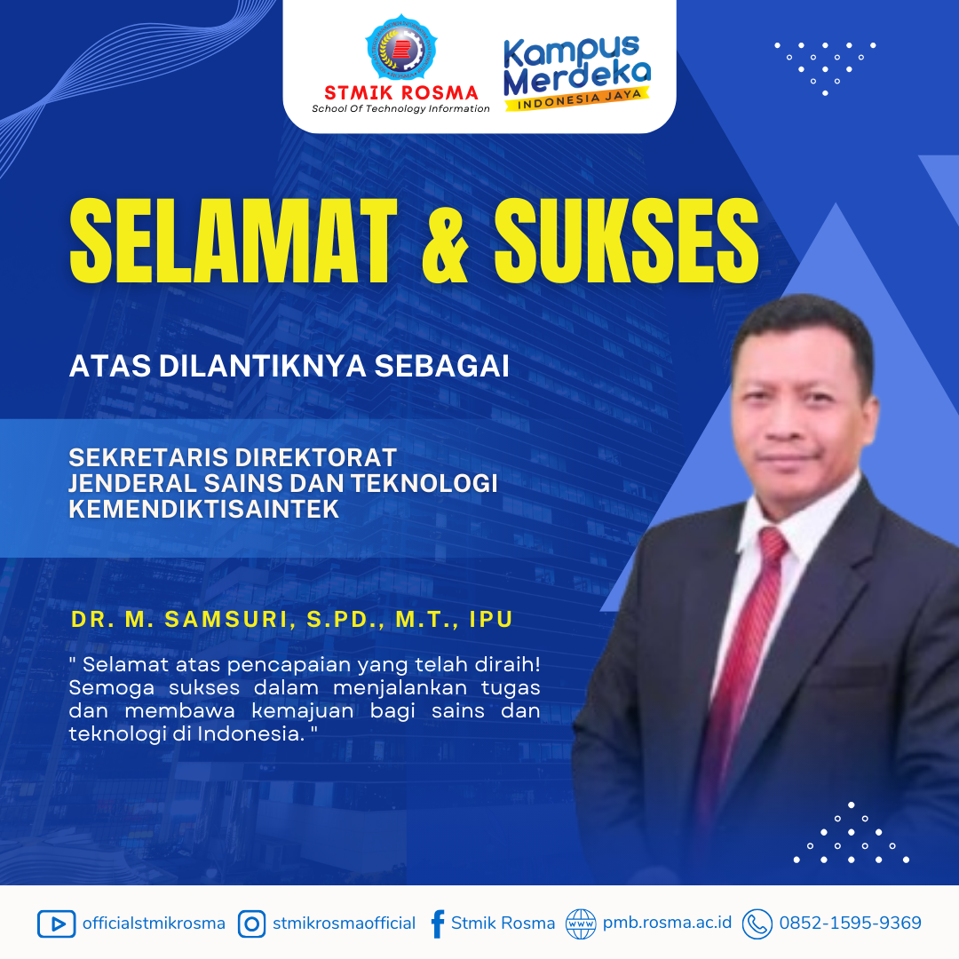 Selamat & Sukses Atas Pelantikannya dan Pengambilan Sumpah Jabatan