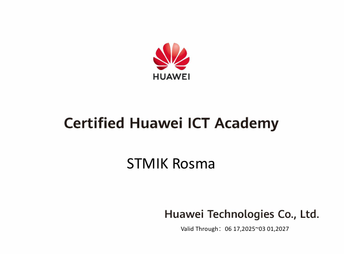 STMIK Rosma Jalin Kerjasama Resmi dengan Huawei ICT Academy