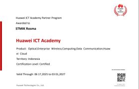 STMIK Rosma Jalin Kerja Sama Resmi dengan Huawei ICT Academy