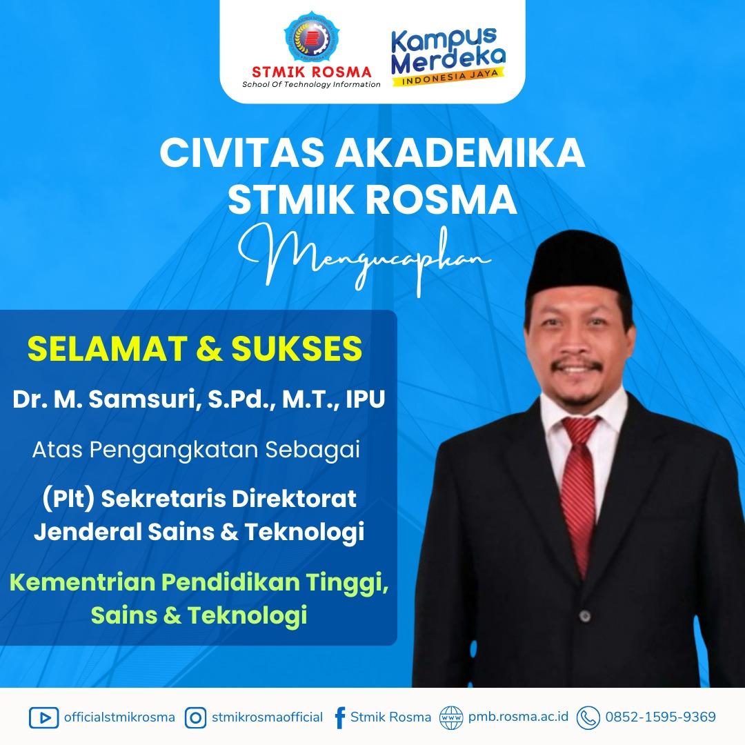 Selamat & Sukses Atas Pengangkatan Jabatan
